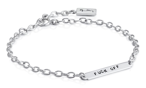Armband - Power Plates Bracelet - Fuck Off